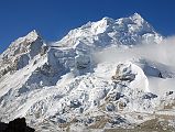 22 Jobo Rabzang Early Morning Just Before Cho Oyu Intermediate Camp Jobo Rabzang (6666m) is spectacular from Cho Oyu Intermediate Camp (5434m).